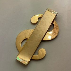 Money sign clip money holder.
